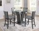 Crown Mark Camelia Black/Gray Counter Height Chair-1
