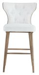 Forty West Nashville White Cotton Boll Bar Stool-1