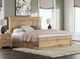 Signature Design by Ashley® Makidern Tan King Panel Storage Bed-1