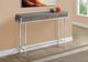 Monarch Specialties Inc. Dark Taupe 48"L Console Table with Chrome Metal Base-1