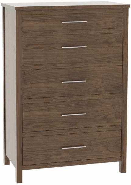 Country View Woodworking Customizable Big Sky 37'' 5-Drawer Chest-0