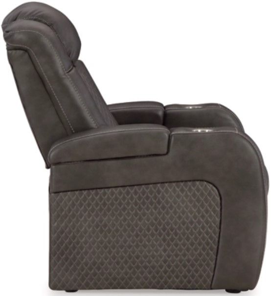 Signature Design by Ashley® Fyne-Dyme Shadow Power Recliner-3