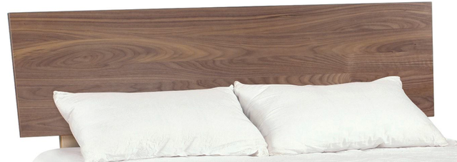 Whittier Wood® Furniture Addison Black Walnut Queen Adjustable Headboard Platform Bed-1