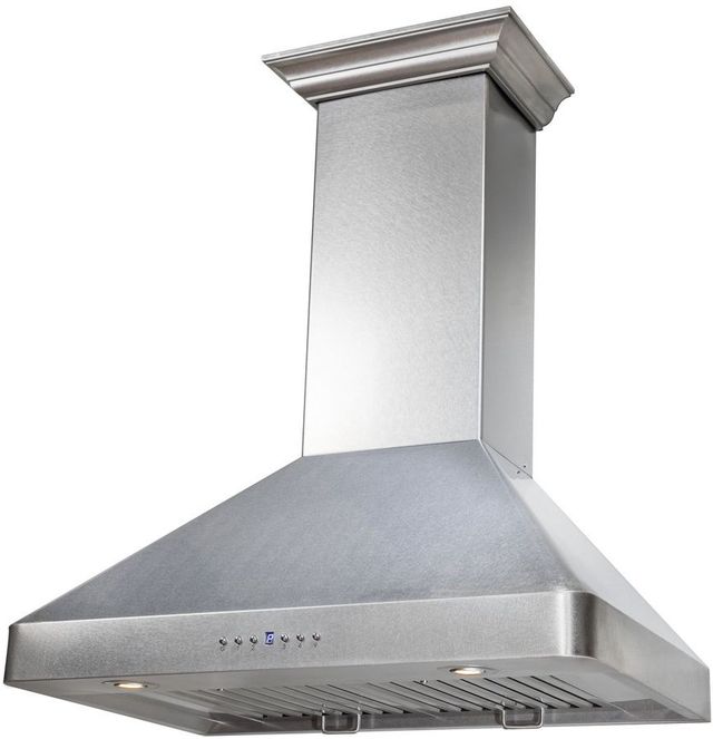 ZLINE 48" Satin Stainless Steel Outdoor Wall Mounted Range Hood-2