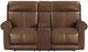Flexsteel® Alexander Khaki Brown Power Reclining Loveseat with Console, Power Headrest and Lumbar-2