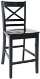 Jofran Inc. Asbury Park 6-Piece AP Black/Autumn Brown Counter Dining Set-1