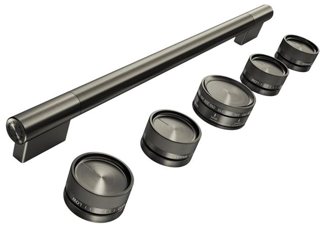KitchenAid® 30" Black Ore Commercial-Style Gas Range Handle and Knob Kit-0
