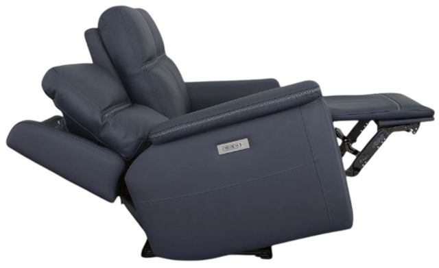 Flexsteel® Sawyer Dark Blue Power Reclining Sofa with Power Headrests and Lumbar-3