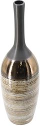 A & B Home Brown/Copper Bottleneck Vase-1
