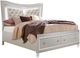 Global Furniture USA Paris 4-Piece Champagne King Panel Bedroom Set-1