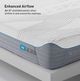 BEDGEAR H4 Performance Hybrid Medium Firm Split Head Queen Mattress-4