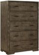 Westwood Design Dovetail Graphite Youth Chest of Drawers-0