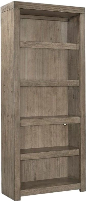 aspenhome® Modern Loft Graystone Open Bookcase-0