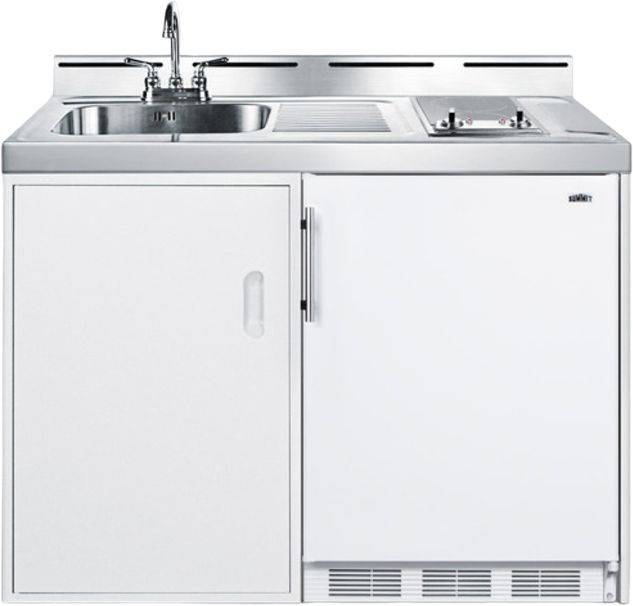 Summit® 48" White Combo Kitchenette-0