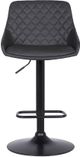 Armen Living Anibal Grey Adjustable Bar Stool-1