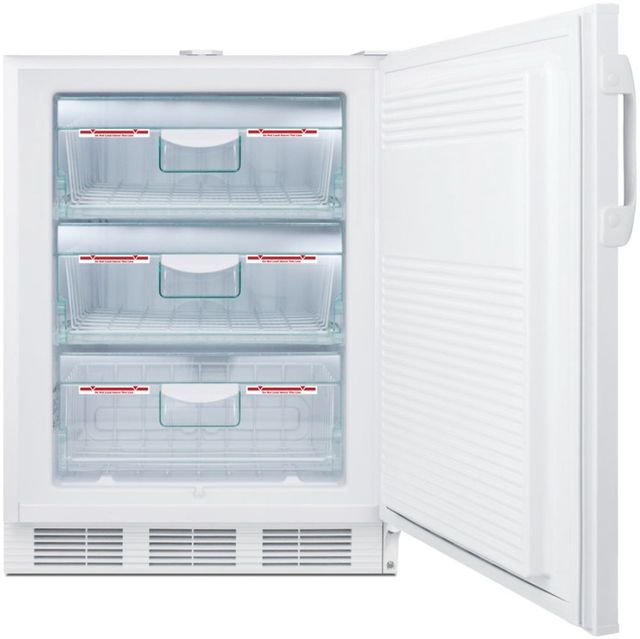 Accucold® 24" 1.9 Cu. Ft White Undercounter Freezer-1