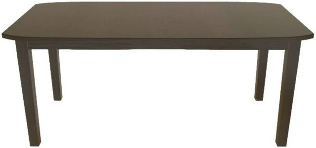 Mavin Customizable 60" Boat Extendable Dining Table with 12" Leaf-1