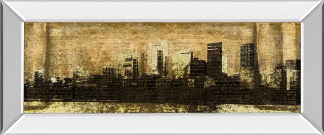 Classy Art Defined City I by Sd Graphic Studio Mirror Framed Wall Art-0