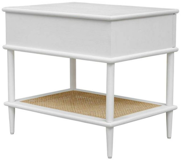 Uttermost® Coast White Side Table-4