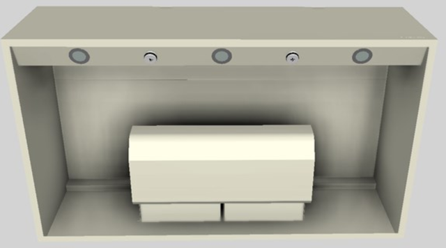 Vent-A-Hood® 42" Biscuit Wall Mounted Range Hood-3
