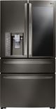 LG 22.5 Cu.Ft. Black Stainless Steel Counter Depth French Door Refrigerator-1