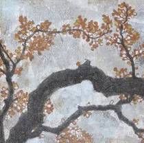 StyleCraft Norman Wyatt Home 3-Piece Golden Blossoms Wall Art Set-1