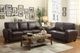 Homelegance® Rubin Dark Brown Loveseat-1