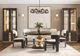 Michael Amini® West Kensington Medium Espresso Round Dining Table-4