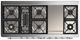 Ilve® Majestic III 60" Stainless Steel Pro Style Dual Fuel Liquid Propane Range with Triple Glass Door and Chrome Trim-3