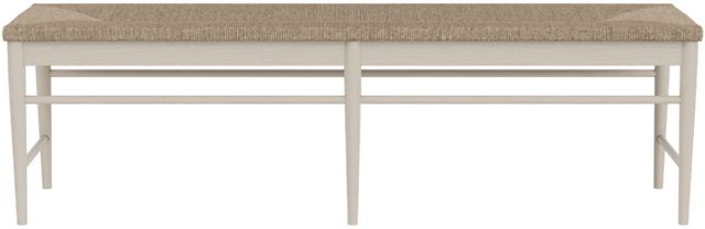 Riverside Furniture Laguna Drift Rush Seat Dining Bench-1