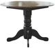 Liberty Furniture Carolina Crossing Antique Honey Round Dining Table with Black Base-0