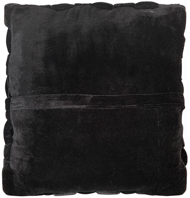 Moe's Home Collection PJ Black Velvet Pillow-1