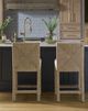 Universal Explore Home™ Oasis Coastal Living Home Abaca Beige Counter Chair-2