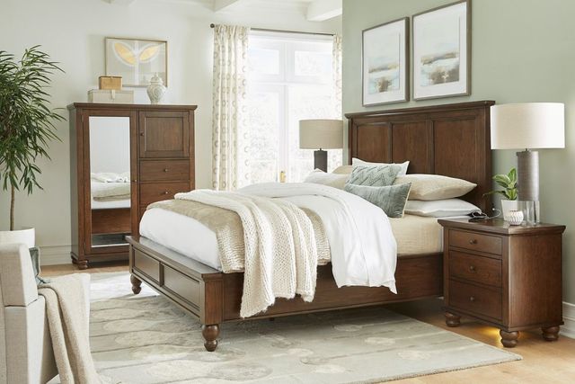 aspenhome® Cambridge Classic Cherry King Panel Bed-2
