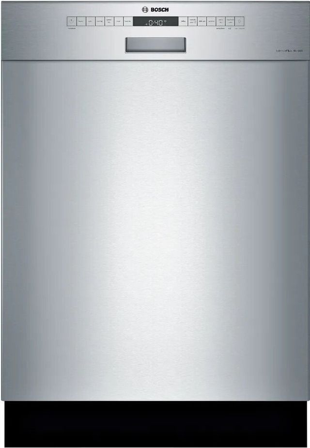 Bosch 300 Series 24" Stainless Steel Front Control Built In Dishwasher -0