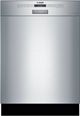 Bosch 300 Series 24" Stainless Steel Front Control Built In Dishwasher -0