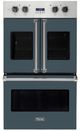Viking® 7 Series 30" Squall Double Electric French-Door Wall Oven-0