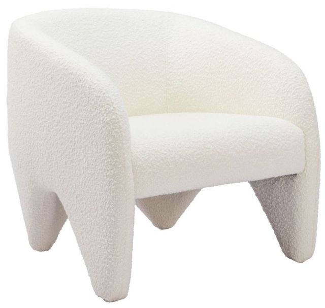 Zuo® Modern Lopta White Accent Chair-0