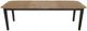 Mavin Customizable 84" Boat Extendable Dining Table with 12" Leaf-1
