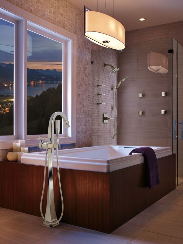 Brizo Virage® Brilliance® Polished Nickel Single-Function Wall Mount Hand Shower-2