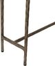 Renwil® Nara Glass Top Console Table with Antique Brass Frame-3