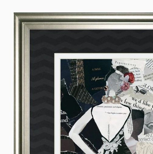 Classy Art Fashion Mosaic II by Carol Robinson Framed Wall Art-1