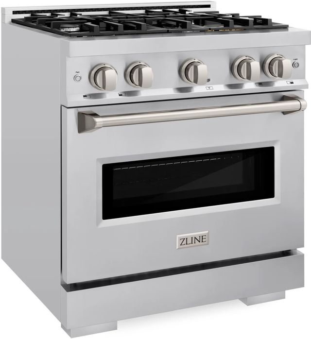 ZLINE Classic 30" Stainless Steel Pro Style Dual Fuel Range-1