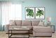 Decor-Rest® Furniture LTD 2786 2-Piece Right-Arm Facing Sectional and Chaise-2