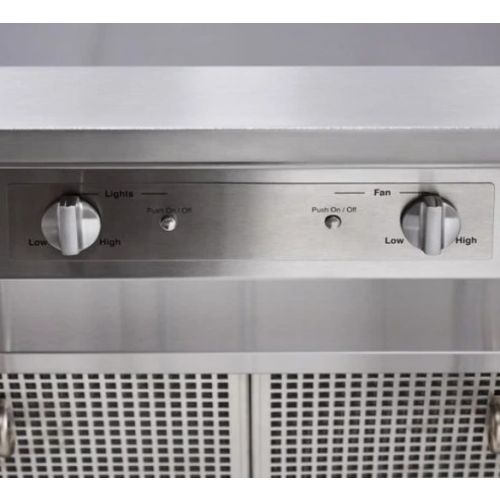Viking® 3 Series 30” Blush Chimney Wall Hood with Standard Ventilator-3