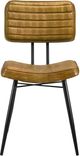 Coaster® Misty 2-Piece Camel/Black Padded Side Chairs-1