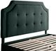 Malouf® Carlisle Spruce Full Upholstered Headboard-1