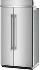 KitchenAid® 42" 25.5 Cu. Ft. PrintShield™ Stainless Steel Built In Side-by-Side Refrigerator with Platinum Interior-2