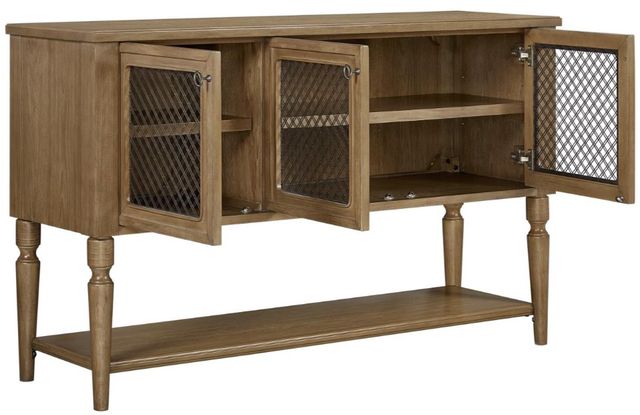 Bernards Tarrington Almond Mesh Door Server-3