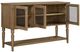 Bernards Tarrington Almond Mesh Door Server-3